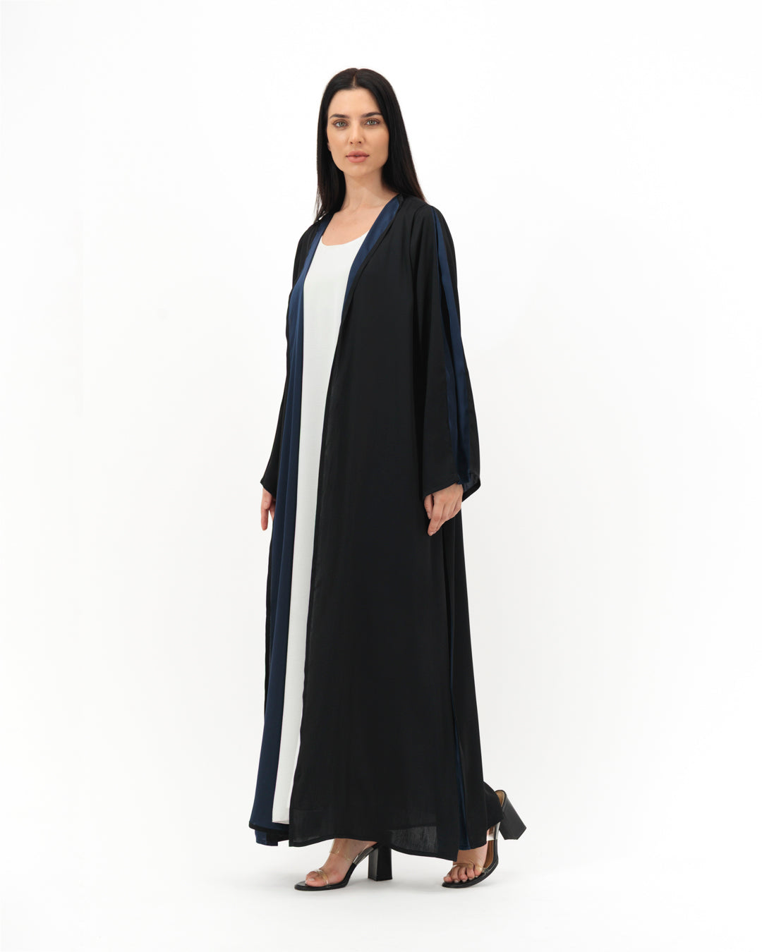 Black Blue Abaya