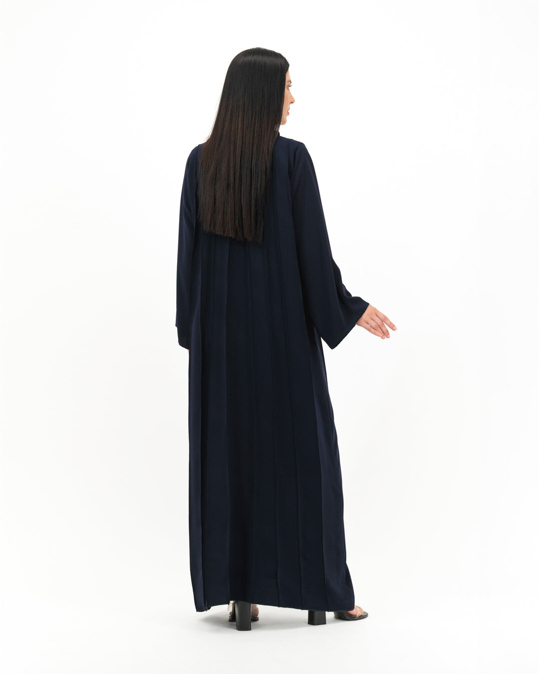 Lined Navy Blue Abaya