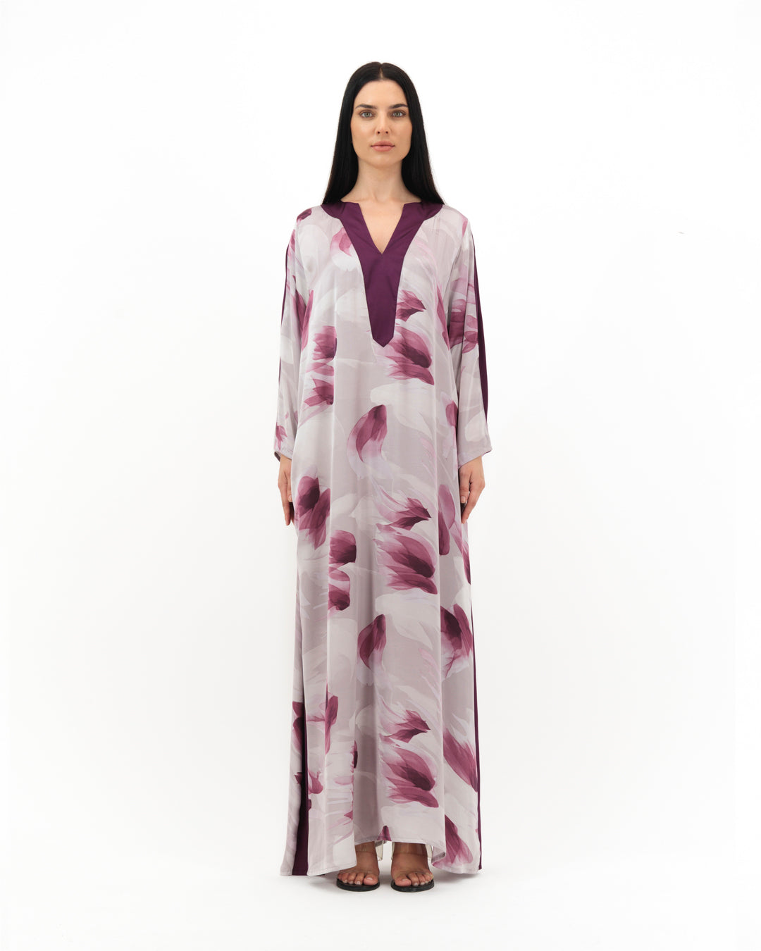 Purple Kaftan Dress