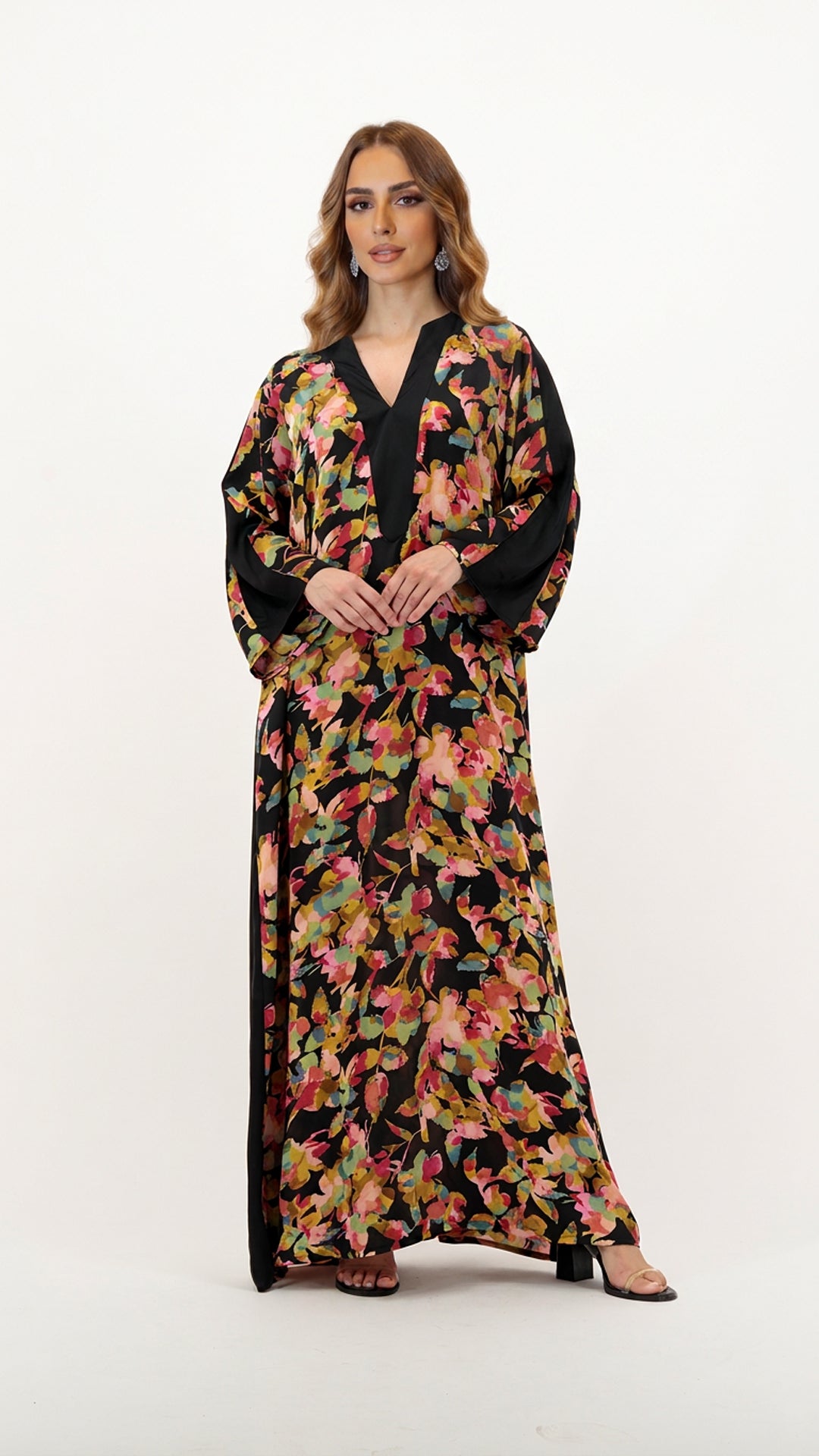 Black Flowery Dress