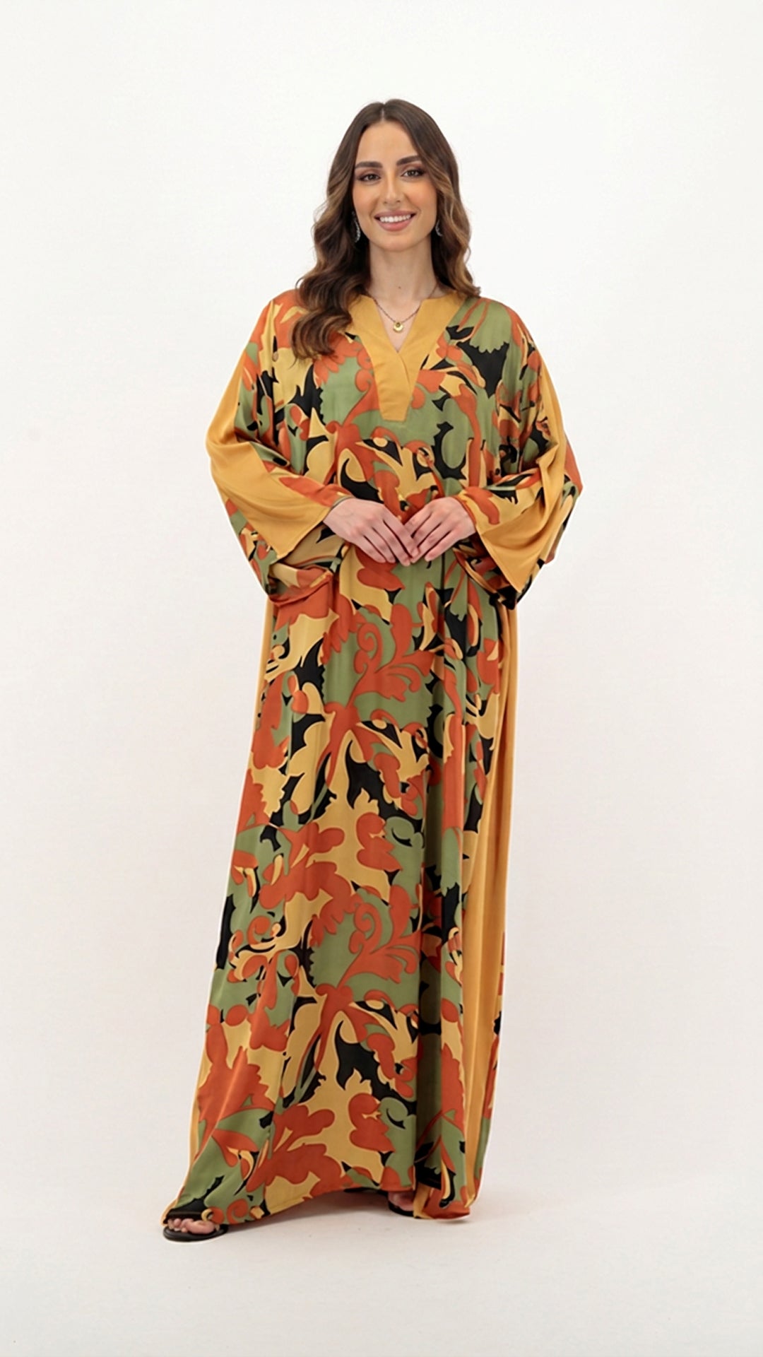 Bronze Orange Dress