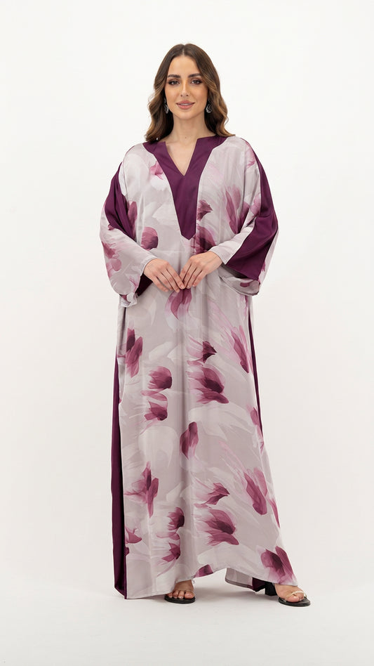 Purple Grey Dress