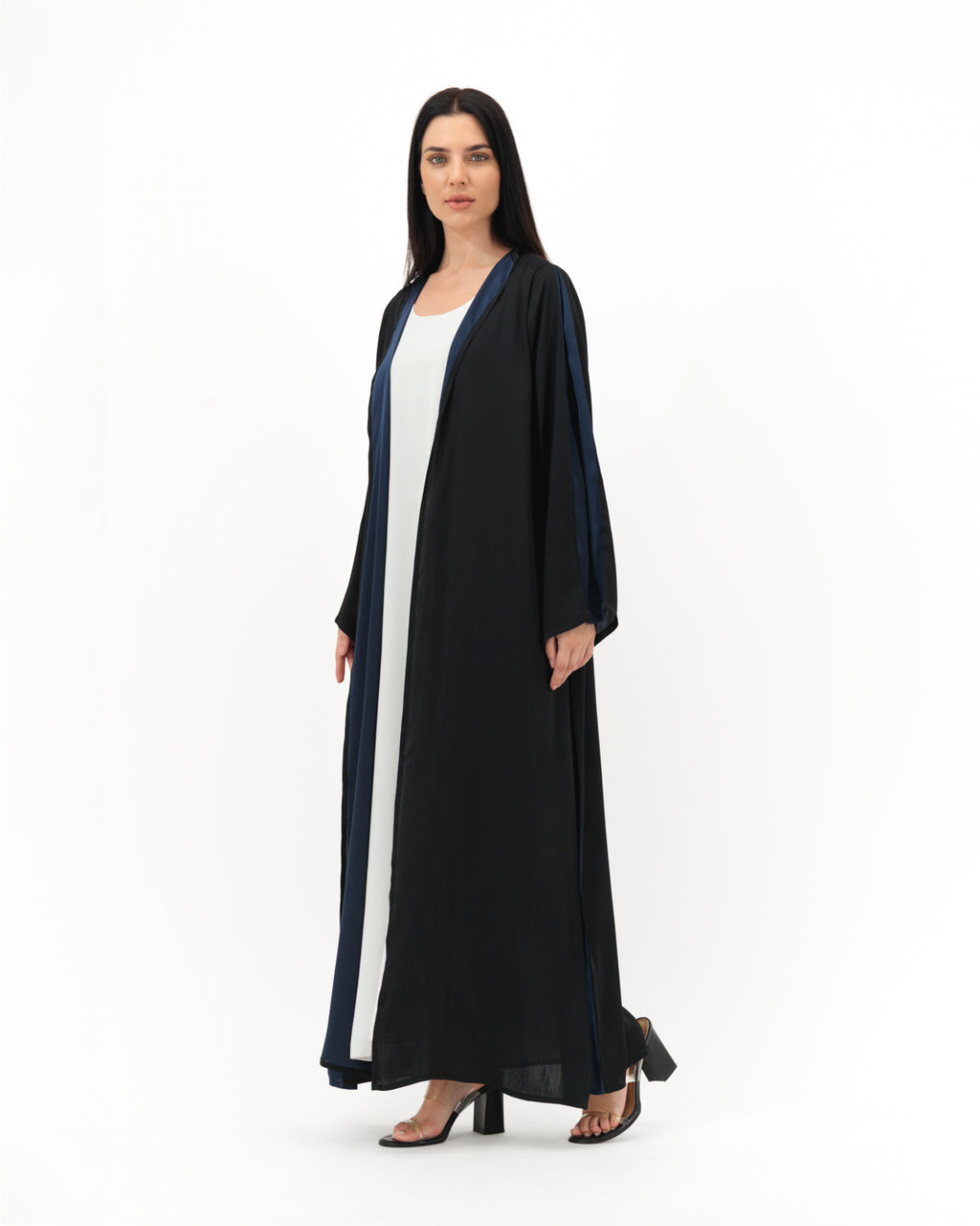 Black Blue Abaya
