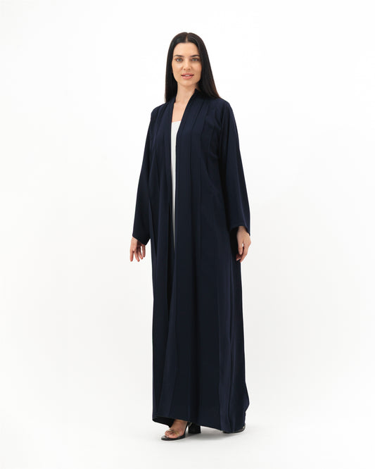 Lined Navy Blue Abaya