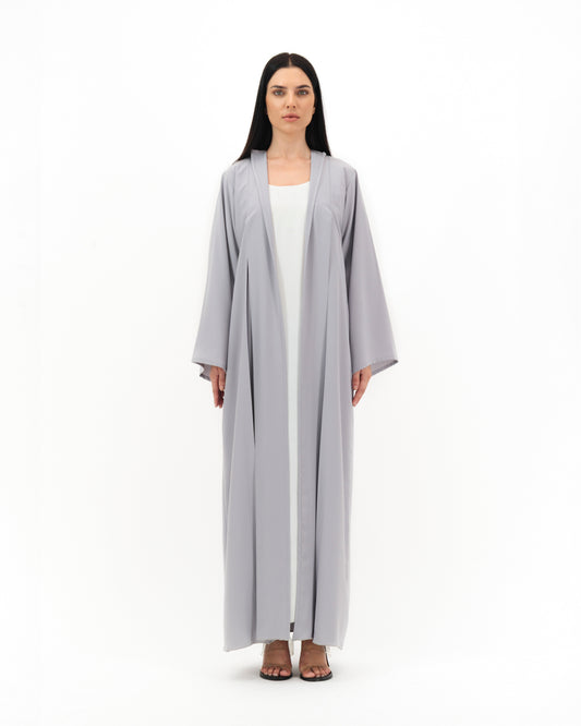Lined Grey Abaya