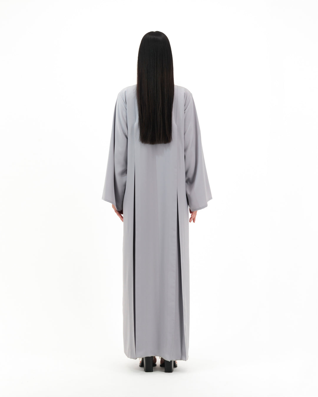 Lined Grey Abaya