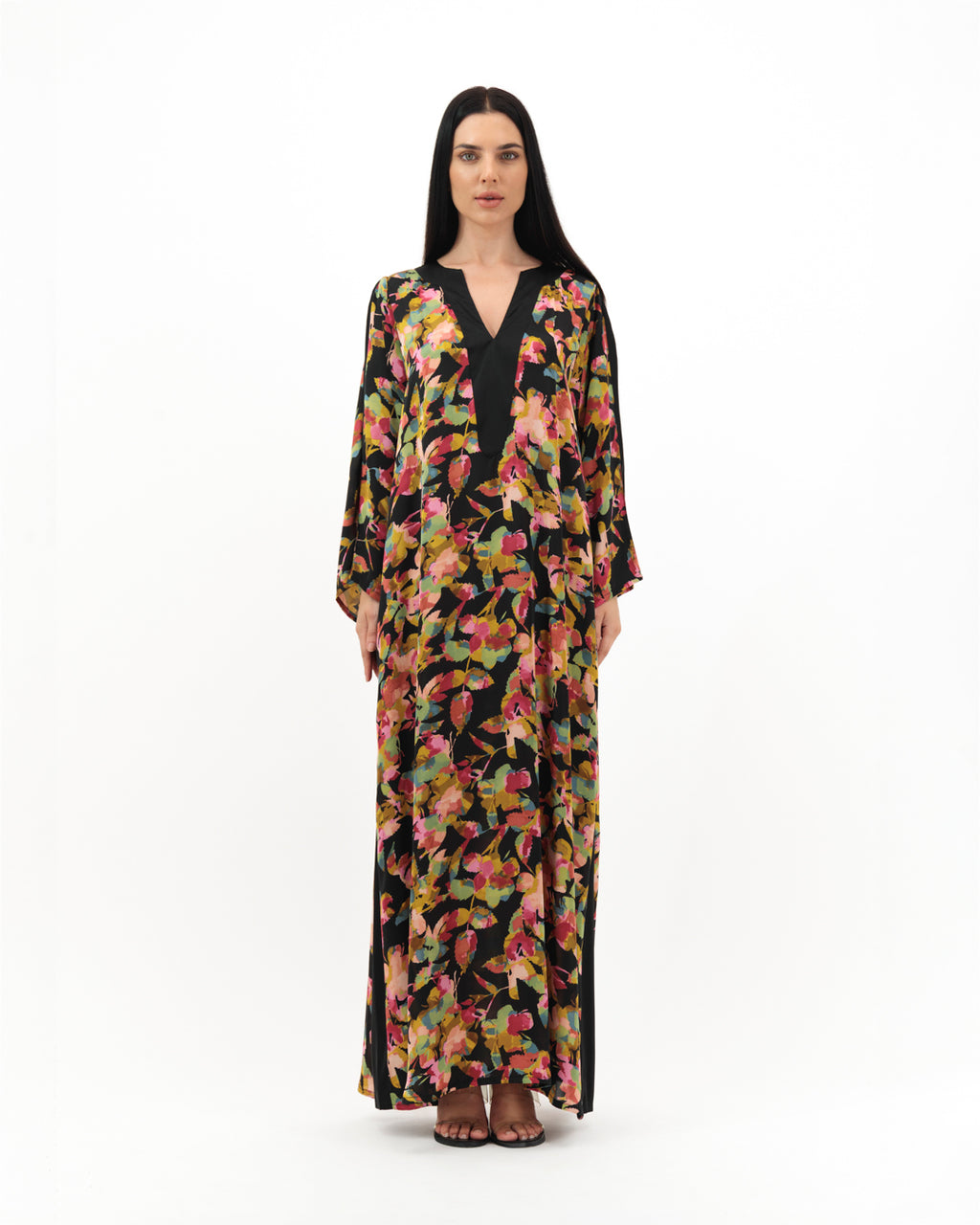 Black Flowery Dress