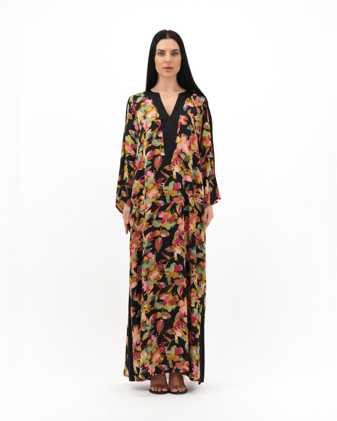 Black Flowery Dress