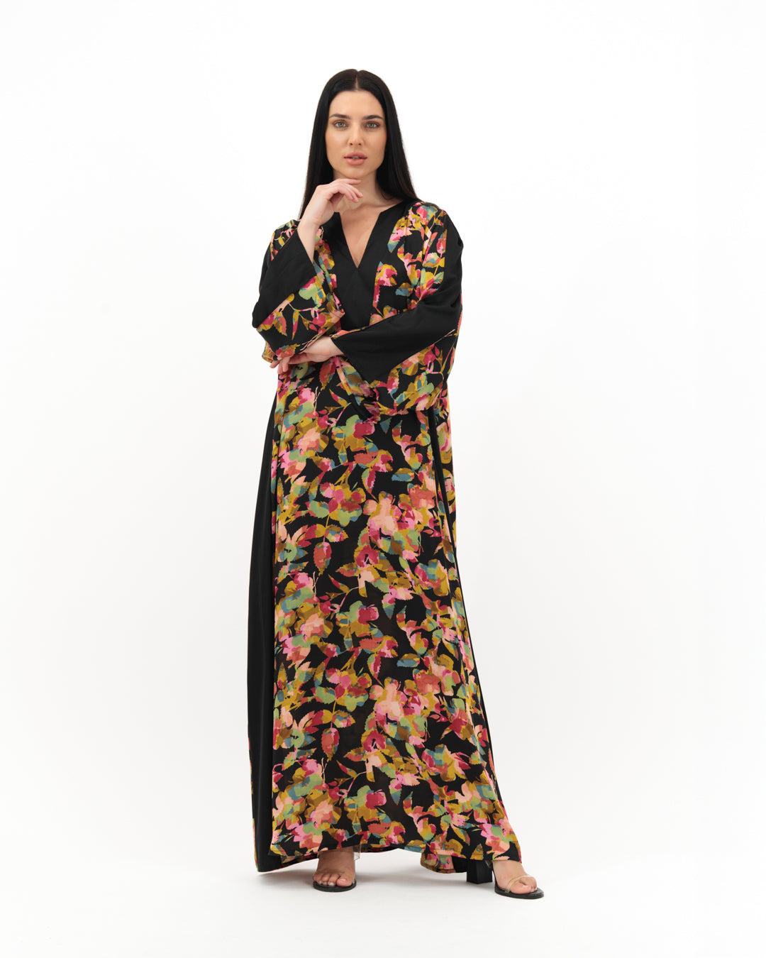 Black Flowery Dress