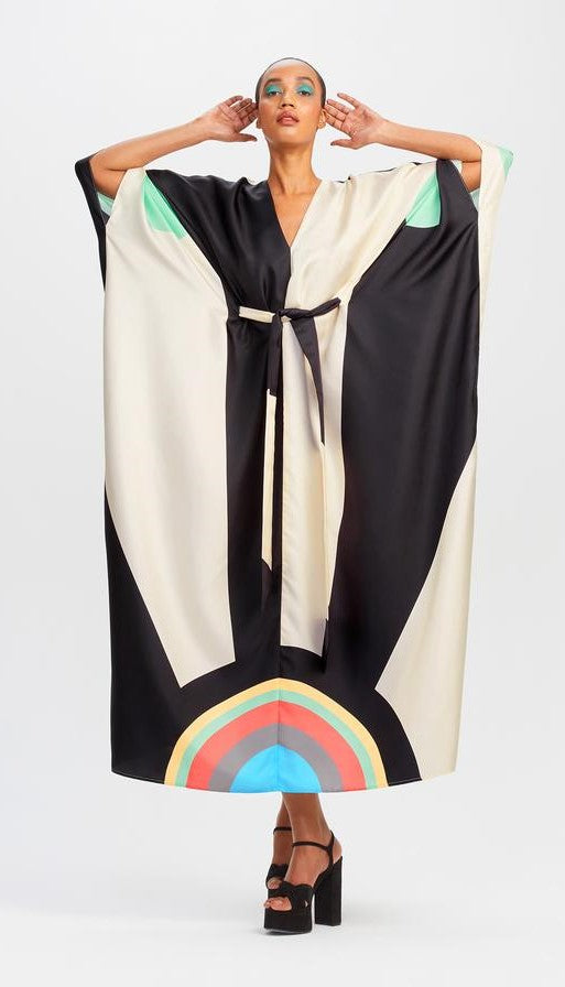Multi-Color Tie Kaftan