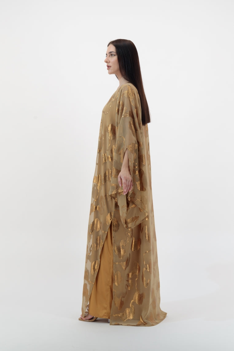 Gold Embellished Kaftan
