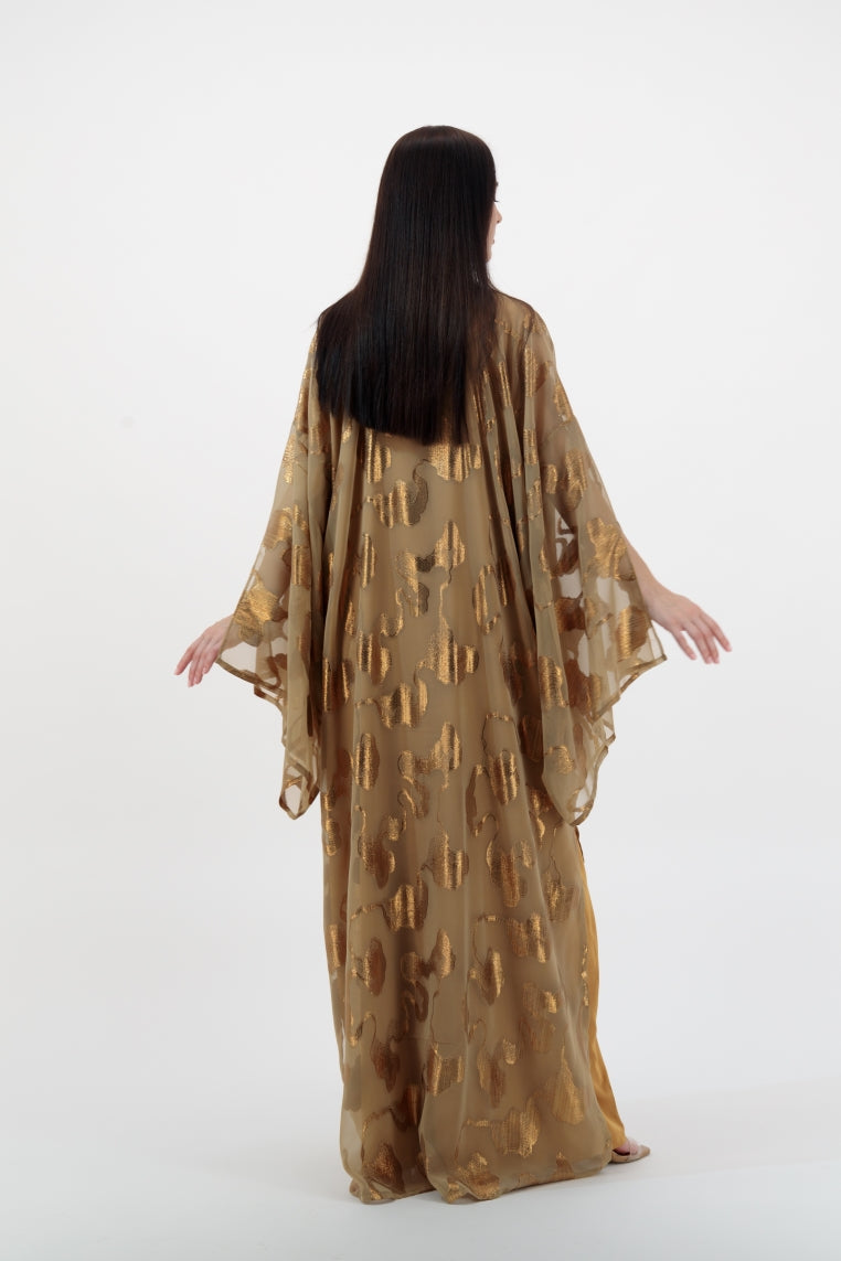 Gold Embellished Kaftan