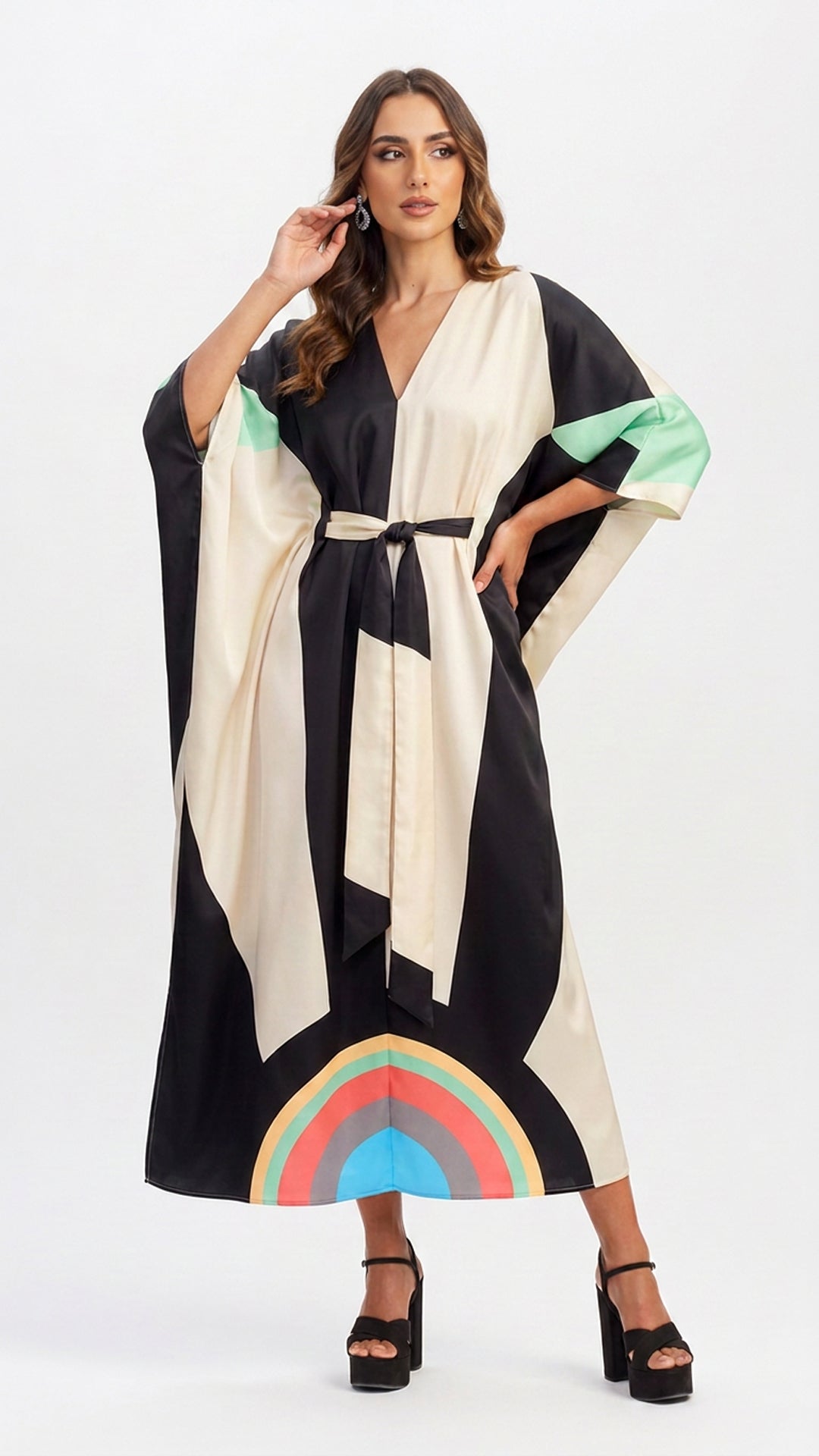 Multi-Color Tie Kaftan