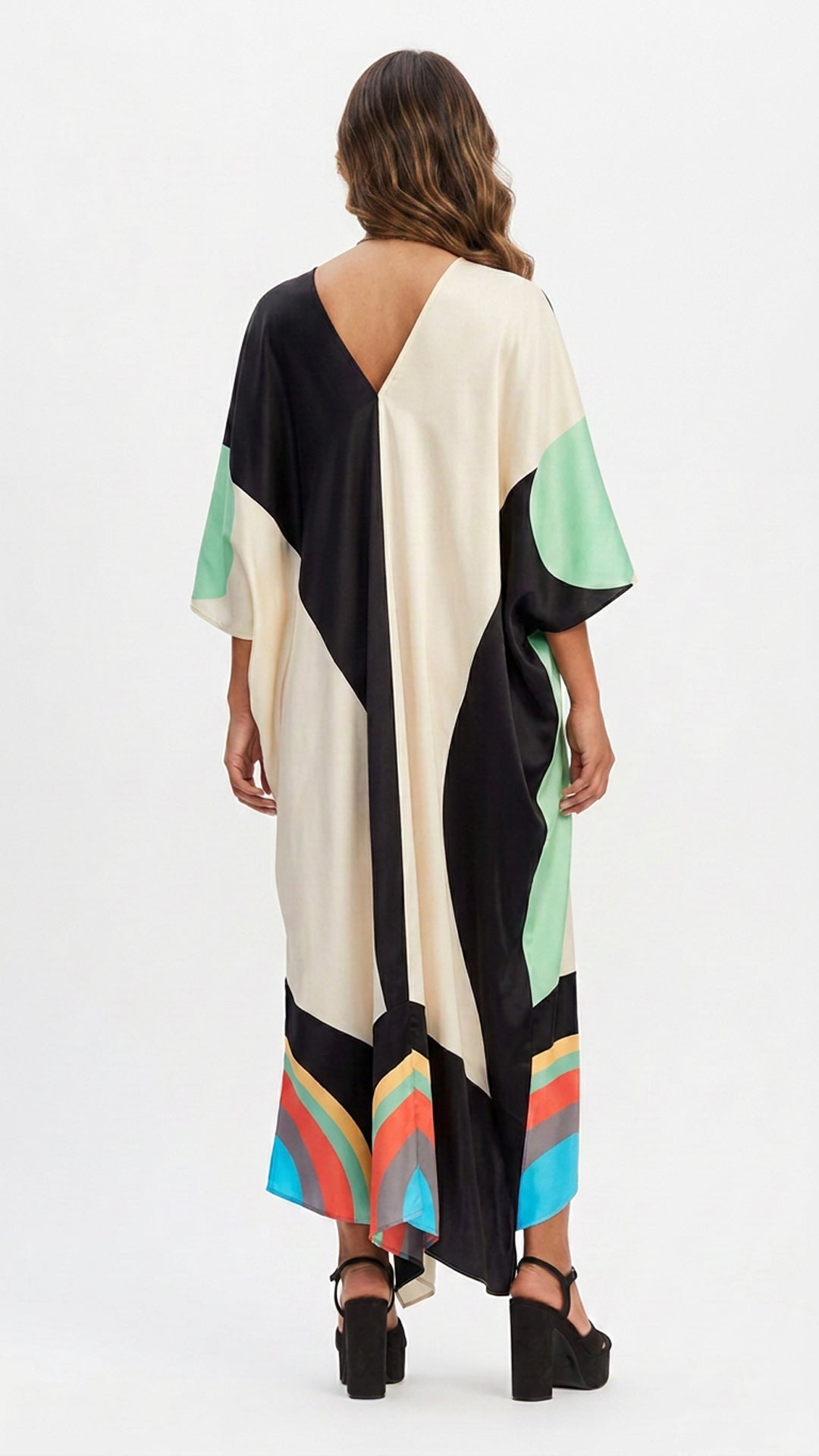 Multi-Color Tie Kaftan