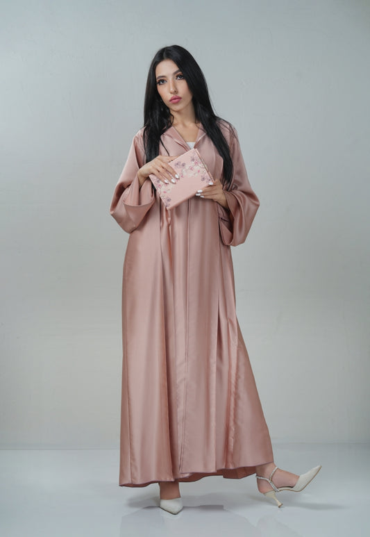 Pink Glowy Abaya