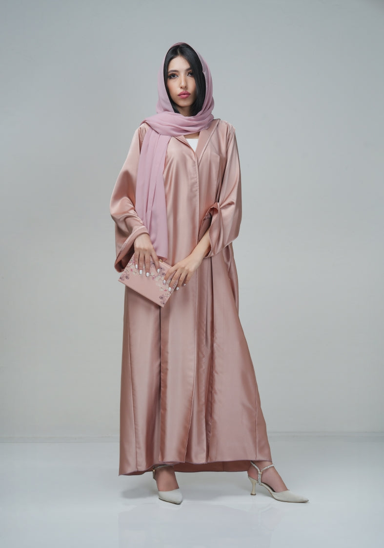 Pink Glowy Abaya
