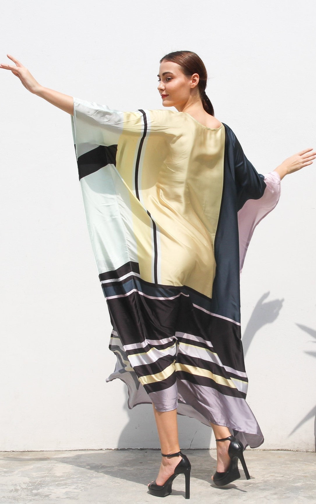 Yellow Multi-Color Kaftan